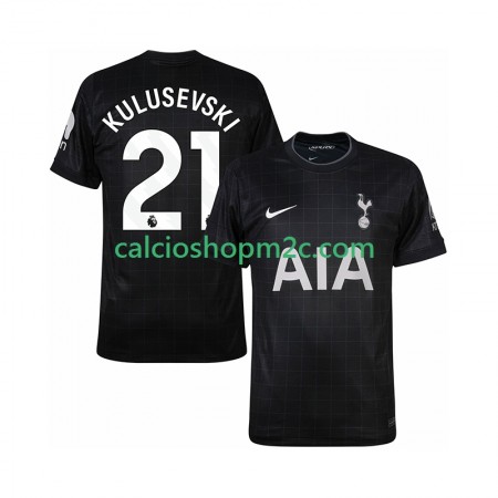 Tottenham Hotspur Kulusevski 21 Maglia Trasferta 2025/2026 Manica Corta